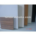 Diferentes colores melamina enfrentado mdf para el uso de muebles